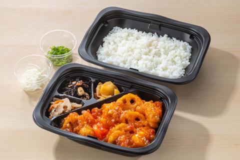 大戸屋ごはん処 立川北口店 鶏とれんこんのチリソース弁当