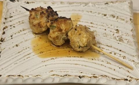 炭火焼鳥 一燃 たこ焼き風つくね たれ
