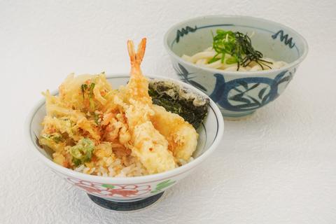 うどん食堂太鼓亭 尼崎立花店 海老天丼セット(大)