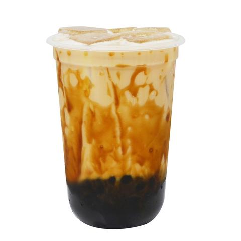 龍翔堂 上野店 黒糖タピオカミルクティー(タピオカは入っています)