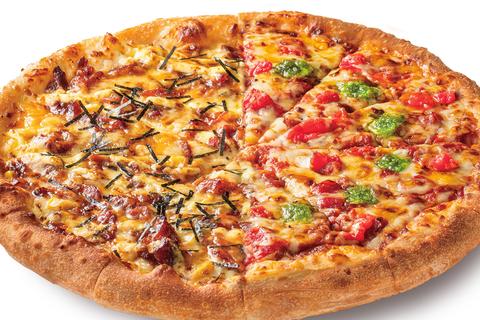 ピザハット小滝橋店 【45%OFF】ピザハット・マルゲリータ/直火焼テリマヨチキン (ハーフ＆ハーフMサイズ)
