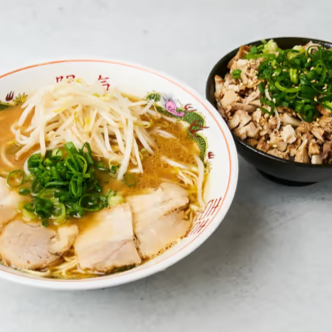 中華そば 陽気 広島駅前店 中華そば+チャーシュー丼