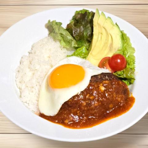 Hawa-lian Tokyo 自家製ハンバーグのトマトロコモコボウル