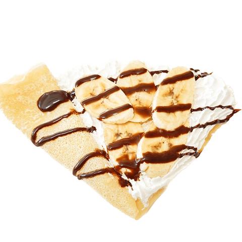 ワッフル・クレープ・アソート・BOW 【クレープ】バナナ・チョコソース・ホイップクリーム