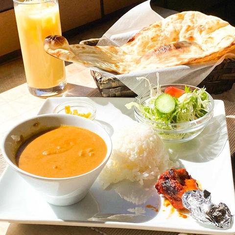 ナマステカフェ バターチキンカレーセット