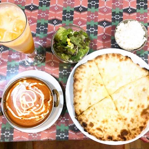 インドレストランカナ・カジャ御徒町 KHANA KHAZA バターチキンカレーセット Butter Chicken Set