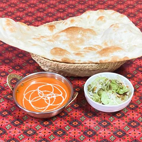 インド料理ミラン 下板橋店 バターチキンカレーセット Butter chicken curry set
