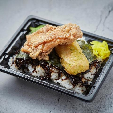 山とり 唐揚げのり弁当