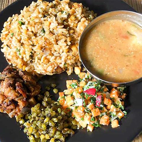 マイソールカフェ チャナマサラライス プレート Chana Masala Rice Plate