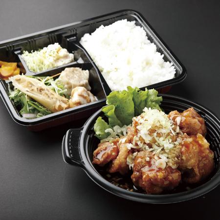 うまい館 中央店 鶏の唐揚げ(ユーリンソース)弁当
