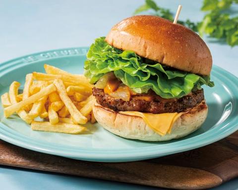むさしの森珈琲 相模原横山店 Beef100%むさしの森チーズバーガー