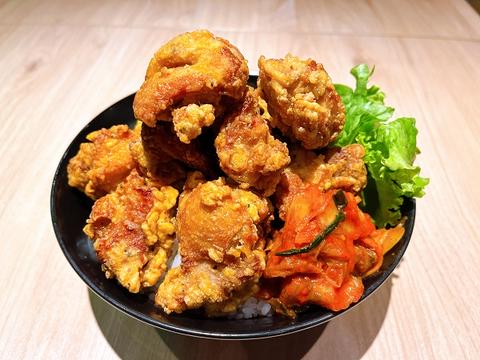豚丼専門店 会心の肉撃 総本店 からあげ丼(からあげ10個)Fried chicken rice bowl (10 fried chicken)