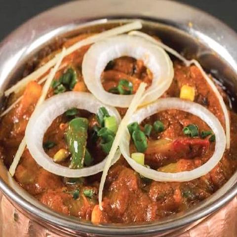 インド・ネパール料理NAMASTE PUJA マトンカダイカレー Mutton Kadai Curry