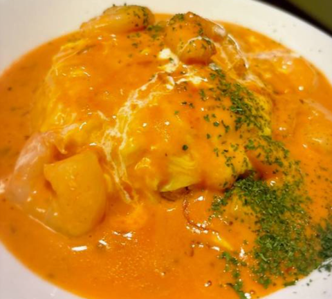 Kitchen＆bar いのせんと 海老のトマトクリームオムライス