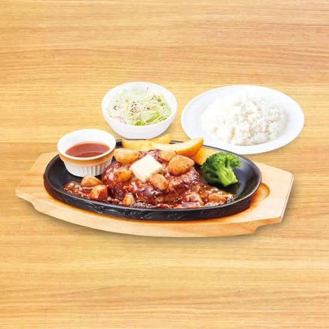 ビッグボーイ 葛飾奥戸店 【899】ニンニク手ごねハンバーグ弁当