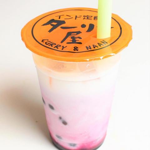 HATTI KEBAB(ハッティ ケバブ) 南新宿店 【4】ブルーベリーラッシータピオカ Mサイズ Blueberry Lassi Tapioca