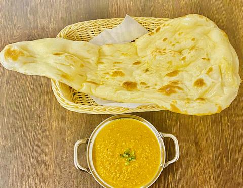 カレー店 リハサ キーマカレーとナン又はライスセット