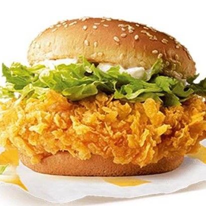 禾葉(カバ)タピオカ専門店 禾葉チキンバーガー