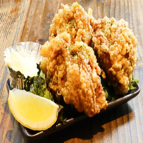 とりのすけ 日吉本町浜銀通り店 焼き鳥屋の鶏の唐揚げ 3個盛り