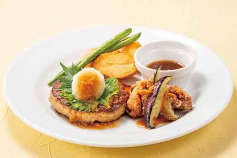 デニーズ 川崎菅生店 【D8】油淋鶏&おろしハンバーグ
