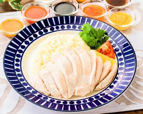 海南鶏飯本舗 4.サラダライスであっさりカオマンガイ(むね肉150g)※カリフラワーライス使用