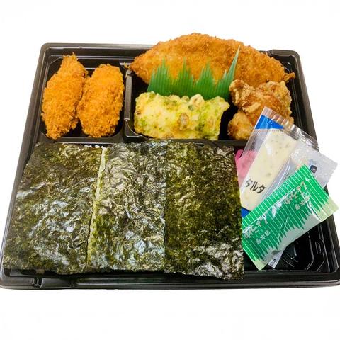 日本亭赤羽桐ヶ丘店 カキのり弁当(おかか)