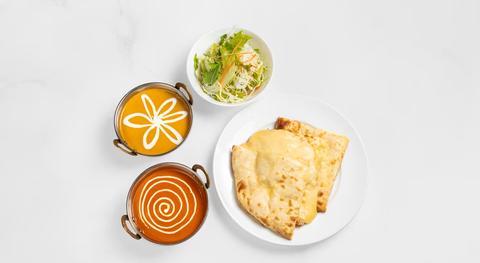 DiPRASNA NISHITENMA ダブルカレーチーズナンセット