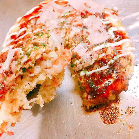 お好み焼き処小奈や 小奈や玉天(豚と海鮮のミックスお好み焼き)