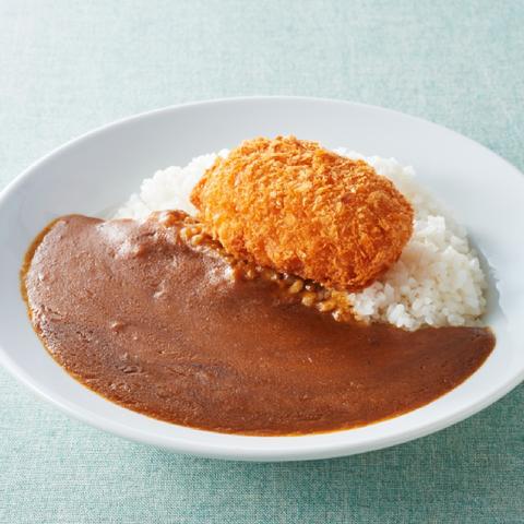 72JIKANCURRY なんば店 蔵王産ミルクのクリームコロッケ(1個)カレー