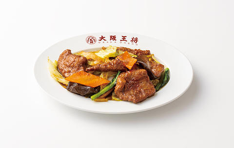 大阪王将 本八幡店 レバーと野菜のカレー炒め