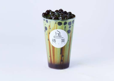 金のとりから/待茶 鶴橋店 抹茶沖縄黒糖タピオカミルクティーBrown Sugar Milk Tea (Lサイズ)