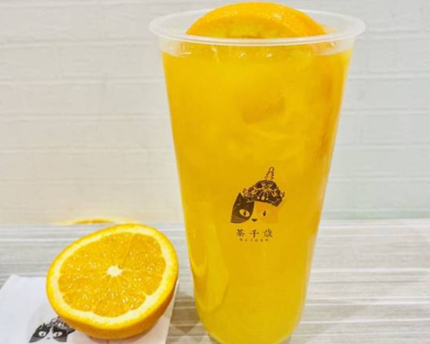 茶千歳杉田店 オレンジフルーツティー L