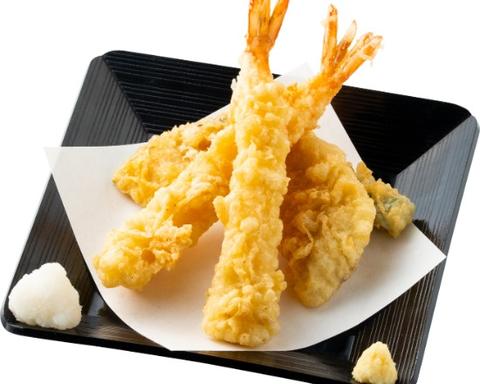資さんうどん 両国店 207_海老天ぷら盛り