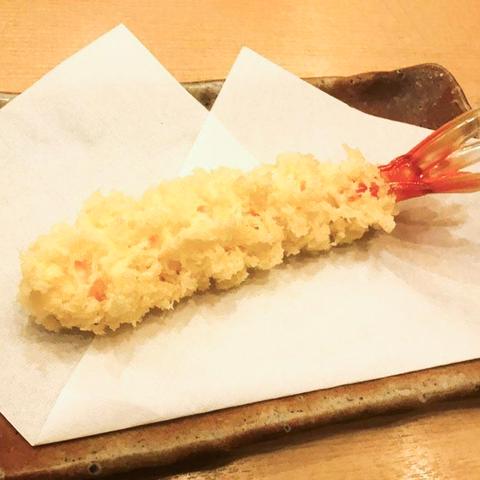 正統派そば 渋谷 更科 海老の天ぷら