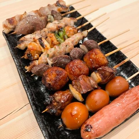 博多やきとり かわ庵 三宮東門店 焼鳥10本セット