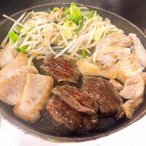 ふくふく食堂 MIXグリルステーキ定食