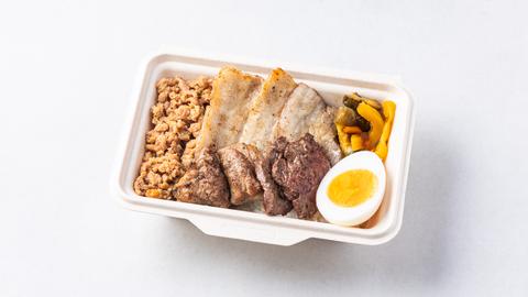 山本肉炭 ミックス丼