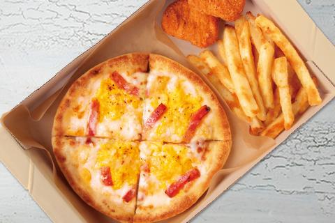 ピザハット横浜浅間町店 とろっとカルボナーラピザ(MY BOX)
