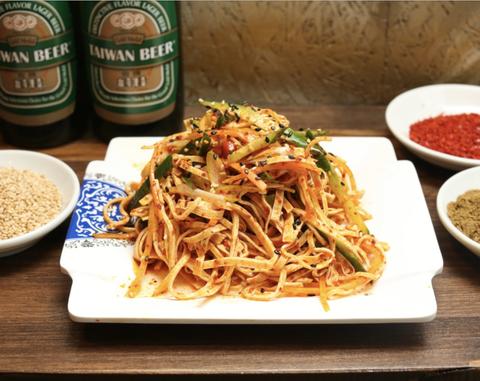 李記 小籠包専門店・タピオカ専門店 干し豆腐サラダ