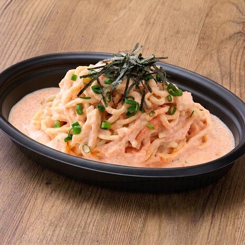 【気分の上がるお弁当】AGARUKE LAB. by FOOD RECORDS 糀谷 明太子クリーム生パスタ Mentaiko Cream Pasta