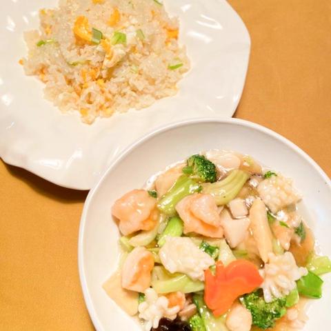 中國名菜 孫 阿佐ヶ谷店 具だくさん海鮮とたっぷり野菜のあんかけ炒飯(別添え)