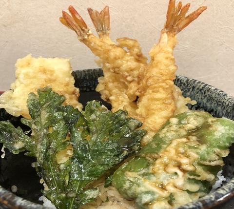 そばの陣 上天丼