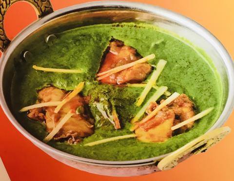 NAAN 柴崎店 Sag chicken/ほうれん草チキンカレー