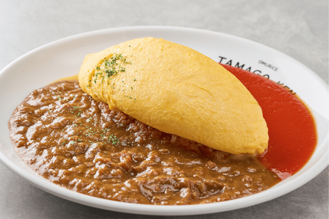 下北沢たまごけん トマト＆カレーオム