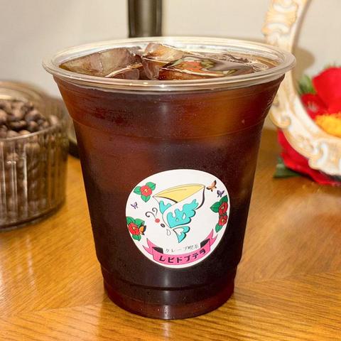クレープ喫茶レピドプテラ アイスコーヒー