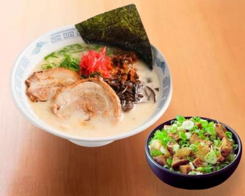 博多ラーメン 一心堂 【お得10%OFF 】白 博多豚骨ラーメン+ネギチャーシュー丼セット