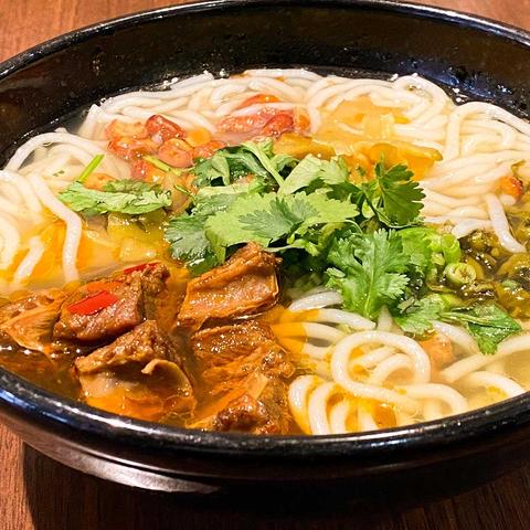 李湘潭湘菜館 【オススメ！】牛筋ミーフン(牛粉)