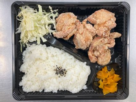 鶏笑 守口大日店 からあげ弁当(ムネ+モモ)3個入り