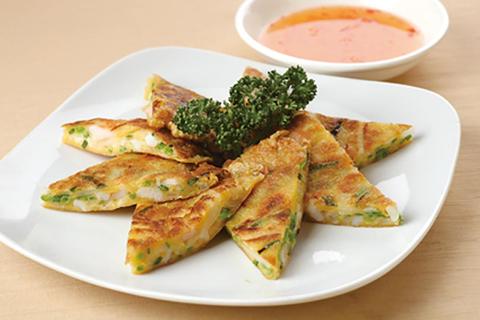 健康中華青蓮豊洲IHI店 青葱と海鮮の中華チヂミ
