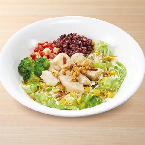 すき家 荏原町駅前店 チキン・お食事サラダ Chicken Salad Bowl